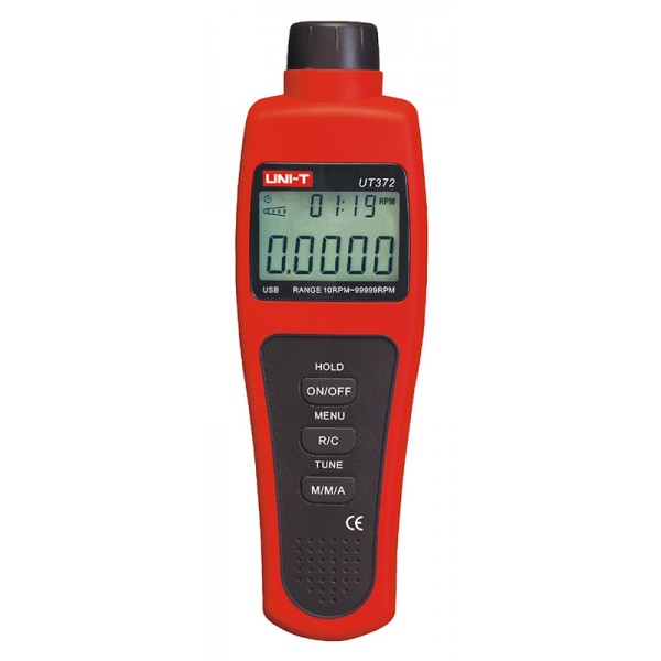 UNI-T ταχόμετρο UT372, με οθόνη LCD, USB - UNI-T