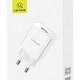 USAMS φορτιστής τοίχου T18, 1x USB, 2.1A, λευκός