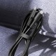 USAMS καλώδιο USB Type-C U43, 5A 100W, PD, 1.2m, μαύρο