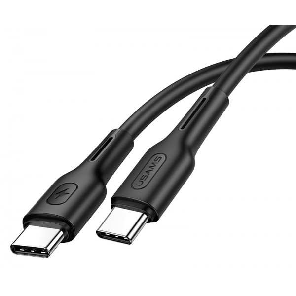 USAMS καλώδιο USB Type-C U43, 5A 100W, PD, 1.2m, μαύρο - USAMS