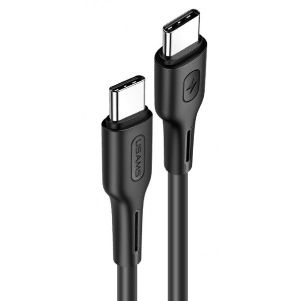 USAMS καλώδιο USB Type-C U43, 5A 100W, PD, 1.2m, μαύρο - USAMS