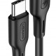 USAMS καλώδιο USB Type-C U43, 5A 100W, PD, 1.2m, μαύρο