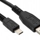 POWERTECH καλώδιο USB σε Micro USB CAB-U129, 8mm tip, 1.5m, μαύρο