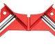 POWERTECH γωνιακός σφιγκτήρας 90° TOOL-0024, 100mm, κόκκινος