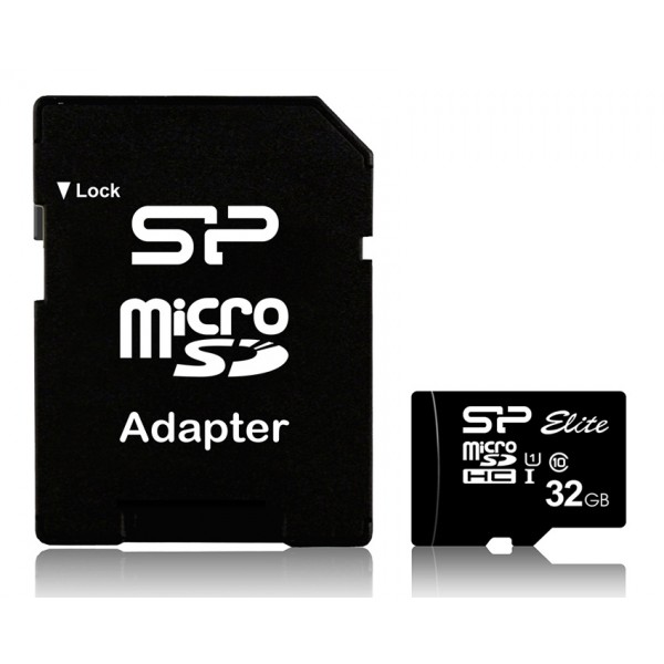 SILICON POWER κάρτα μνήμης Elite microSDXC UHS-1, 32GB, Class 10 - Κάρτες Μνήμης