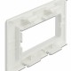 DELOCK module βάση πρίζας Easy 45 81316, 130 x 80 mm, λευκό