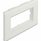 DELOCK module βάση πρίζας Easy 45 81316, 130 x 80 mm, λευκό