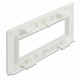 DELOCK module βάση πρίζας Easy 45 81317, 175x80mm, λευκό