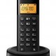 PHILIPS ασύρματο τηλέφωνο D1601B/34, με ελληνικό μενού, μαύρο