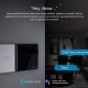 SONOFF smart διακόπτης ΤΧ-T2EU1C, αφής, Wi-Fi, μονός, λευκός