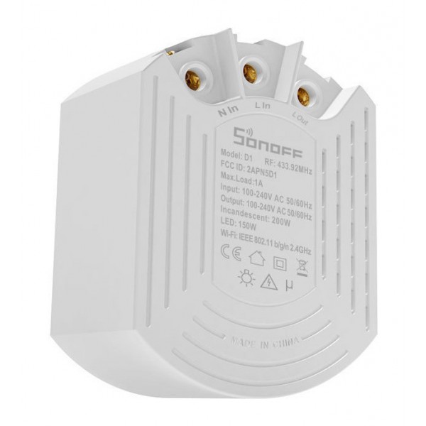 SONOFF smart dimmer switch D1, WiFi
