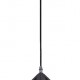 POWERTECH φωτιστικό οροφής HLL-0011, E27, 16x16x16cm, μεταλλικό, μαύρο