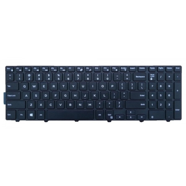 Πληκτρολόγιο για DELL Inspiron 15, 5547, 3541, 3558, μαύρο - Ανταλλακτικά Laptops