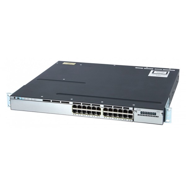 CISCO used Catalyst Switch 3750-X, 24 ports PoE, 1x PSU, managed - Used Δικτυακά