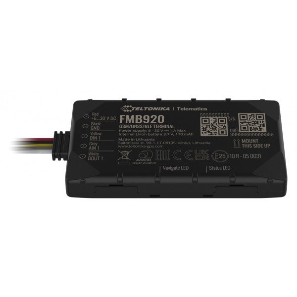 TELTONIKA GPS Tracker αυτοκινήτου FMB920, GSM/GPRS/GNSS, Bluetooth