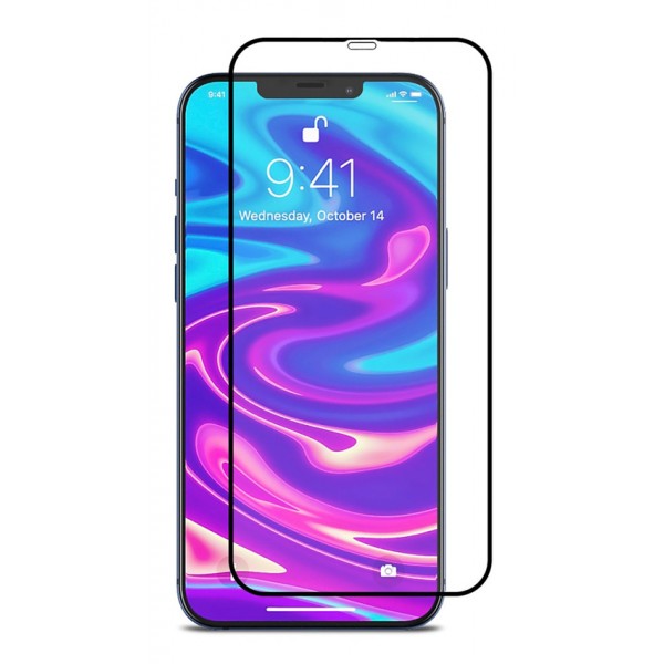 POWERTECH tempered glass 5D TGC-0448 για iPhone 12/12 Pro, full glue - Powertech