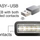 POWERTECH καλώδιο USB σε USB Micro CAB-U137, 90°, Easy USB, 1m, μαύρο