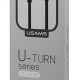 USAMS καλώδιο USB σε USB-C US-SJ099 U-Turn, 2.1A, 1m, μαύρο