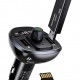 USAMS FM transmitter με οθόνη US-CC115, 2x USB, SD card, 3.4A, μαύρο