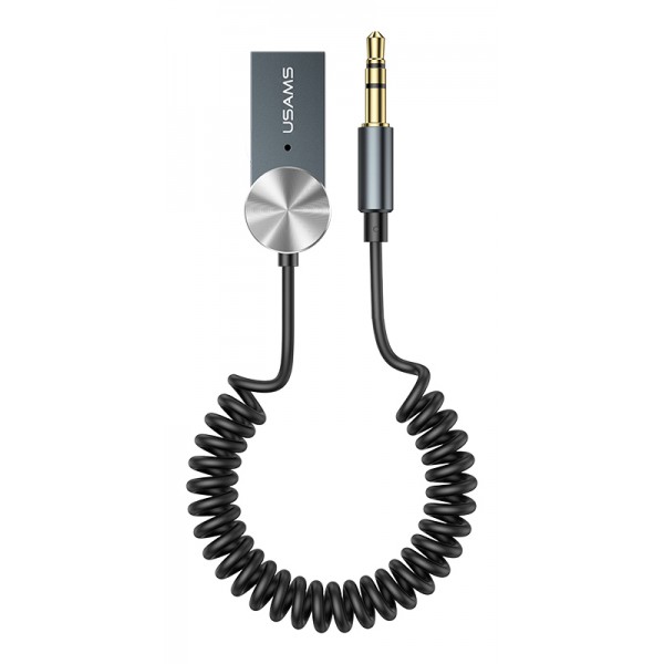 USAMS Bluetooth car audio receiver US-SJ464, μεταλλικό, γκρι - Σπίτι & Gadgets