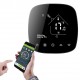 Smart θερμοστάτης πετρελαίου BHT-001-GBLW, WiFi, χωνευτός, μαύρος