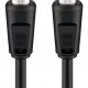 GOOBAY καλώδιο κεραίας αρσενικό σε θηλυκό 11723, <70dB, CCS, 5m, μαύρο