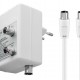 GOOBAY ενισχυτής κεραίας 67226, 2 συσκευές, DVB-T DVB-T2 DVB-C, λευκός