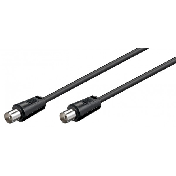 GOOBAY καλώδιο κεραίας αρσενικό 68148, <70dB, CCS, 2.5m, μαύρο - RF (Κεραίας)