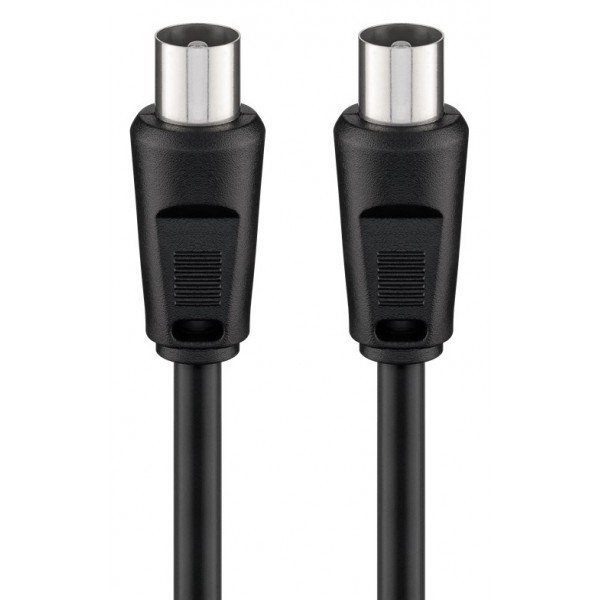 GOOBAY καλώδιο κεραίας αρσενικό 68150, <70dB, CCS, 5m, μαύρο - RF (Κεραίας)