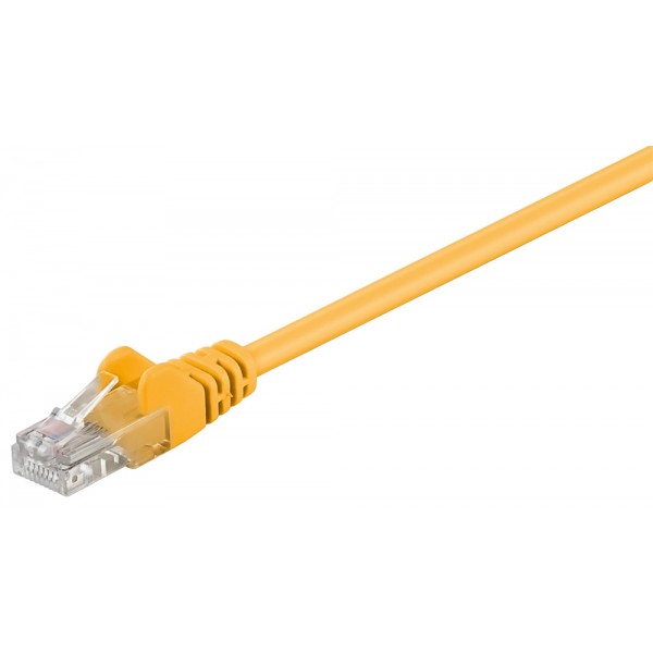 GΟOBAY καλώδιο δικτύου 68336, CAT 5e U/UTP, CCA, PVC, 0,5m, κίτρινο - GOOBAY