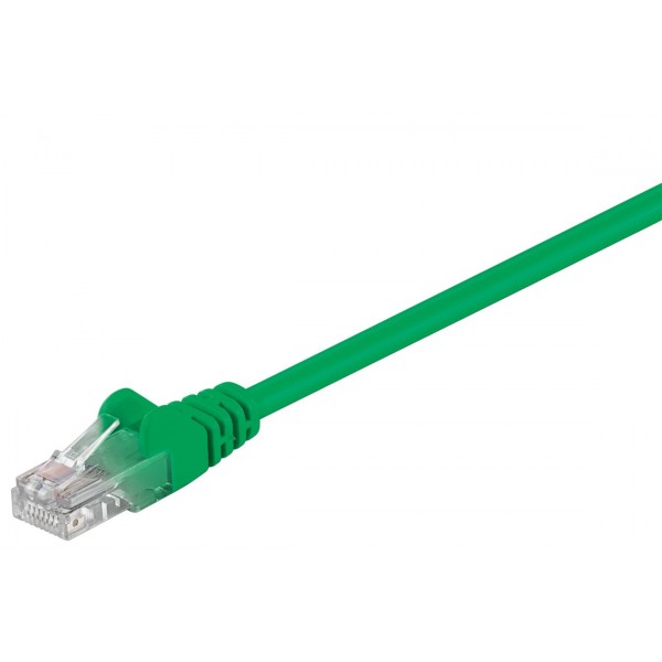 GΟOBAY καλώδιο δικτύου 68338, CAT 5e U/UTP, CCA, PVC, 0.5m, πράσινο - GOOBAY