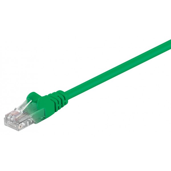 GΟOBAY καλώδιο δικτύου 68358, CAT 5e U/UTP, CCA, PVC, 2m, πράσινο - GOOBAY