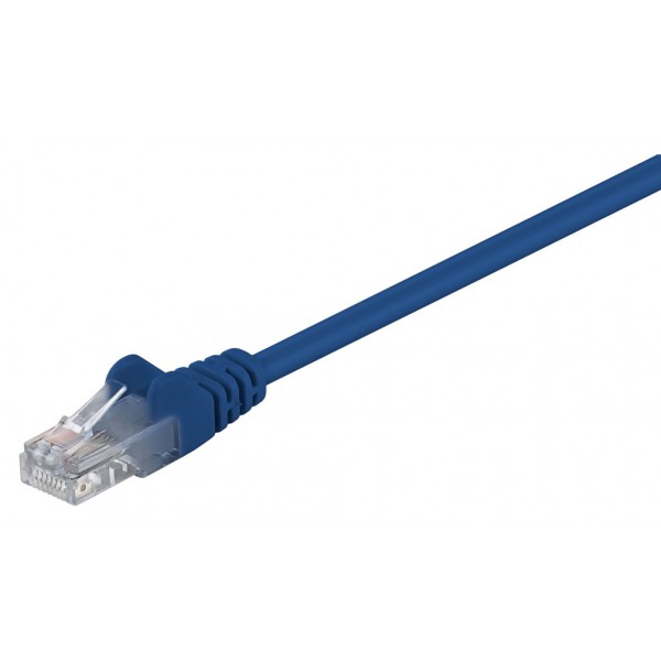 GΟOBAY καλώδιο δικτύου 68365, CAT 5e U/UTP, CCA, PVC, 3m, μπλε - GOOBAY