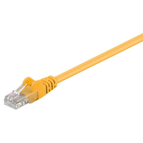 GΟOBAY καλώδιο δικτύου 68366, CAT 5e U/UTP, CCA, PVC, 3m, κίτρινο - GOOBAY