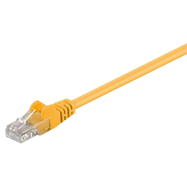 GΟOBAY καλώδιο δικτύου 68376, CAT 5e U/UTP, CCA, PVC, 5m, κίτρινο - GOOBAY