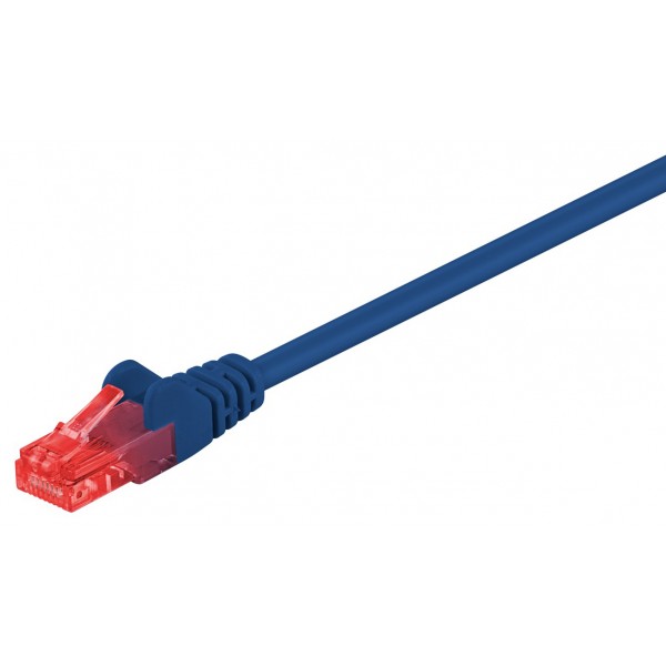 GΟOBAY καλώδιο δικτύου 68432, CAT 6 U/UTP, CCA, PVC, 0.5m, μπλε - GOOBAY
