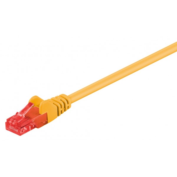 GΟOBAY καλώδιο δικτύου 68433, CAT 6 U/UTP, CCA, PVC, 0.5m, κίτρινο - GOOBAY