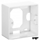 GOOBAY επιτοίχια πρίζα CAT 6a 68572, 2x RJ45, 80x80mm, λευκή