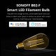 SONOFF Smart λάμπα LED Filament B02-F-ST64, Wi-Fi, 7W, E27, 1800K-5000K
