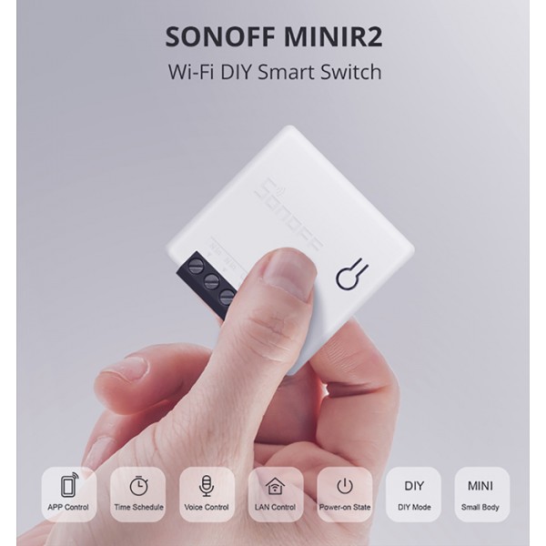 SONOFF Smart διακόπτης MINIR2, two-way, WiFi - SONOFF