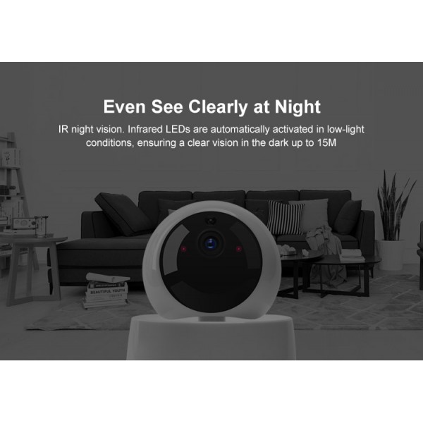 SONOFF smart IP κάμερα GK-200MP2-B, Wi-Fi, 1080p, H.264