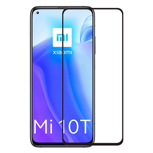 POWERTECH Tempered Glass 5D, full glue, Xiaomi Mi 10T/Lite/Pro 5G, μαύρο - Tempered Glass