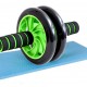 Ρόδα κοιλιακών AB Wheel GYM-0001, μαύρο-πράσινο