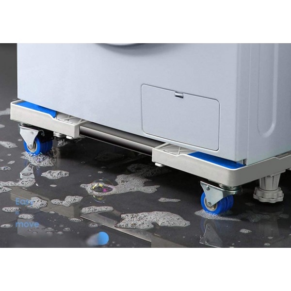 Βάση λευκών συσκευών TOOL-0066 με ρόδες, ρυθμιζόμενη, max 600kg, γκρι - Οργάνωση Χώρου