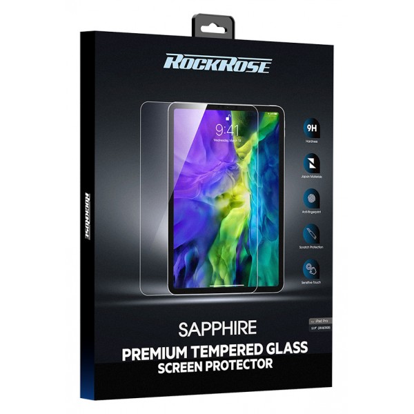 ROCKROSE Tempered Glass 2.5D Sapphire για iPad Pro 12.9" (2018-2020) - Tempered Glass για Tablet