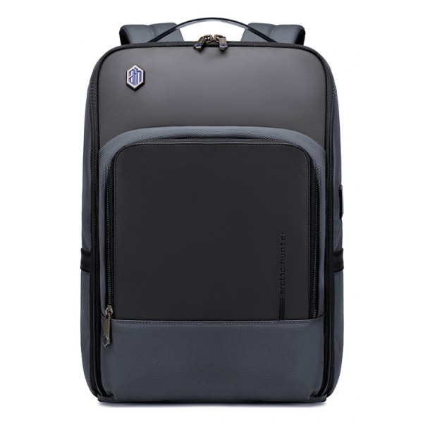 ARCTIC HUNTER τσάντα πλάτης B00403 με θήκη laptop 15.6", USB, 19L, γκρι - Σπίτι & Gadgets