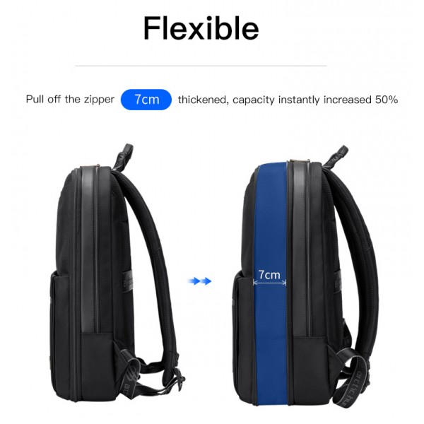 ARCTIC HUNTER τσάντα πλάτης B00410 με θήκη laptop 15.6", πτυσσόμενη, 21L, μαύρη - Σπίτι & Gadgets