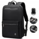 ARCTIC HUNTER τσάντα πλάτης B00410 με θήκη laptop 15.6", πτυσσόμενη, 21L, μαύρη