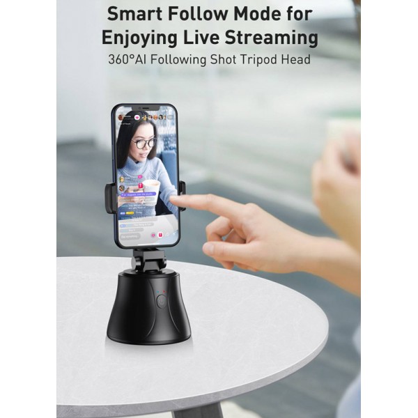 BASEUS smart βάση για smartphone με tracking, SUYT-B01, μαύρη - Σύγκριση Προϊόντων