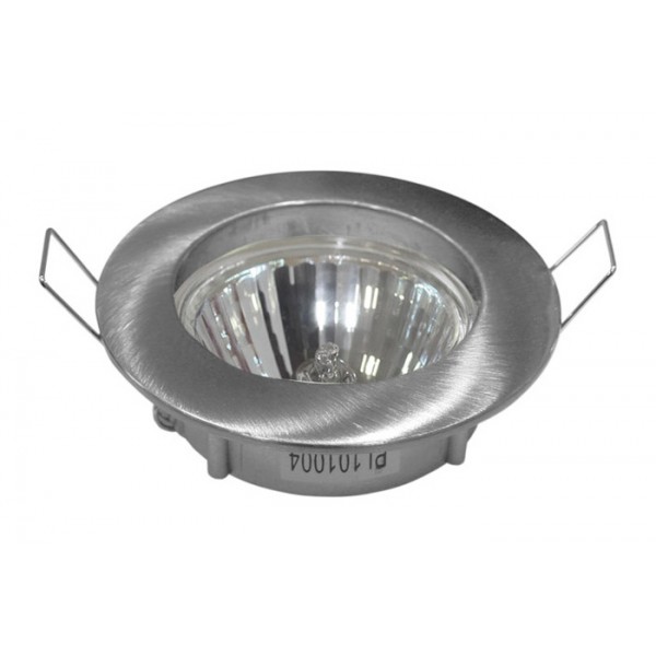 ADELEQ μεταλλικό πλαίσιο spot για G5.3, χωνευτό, 12V, 50W, inox, 2τμχ - Σύγκριση Προϊόντων